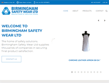 Tablet Screenshot of birminghamsafetywear.co.uk